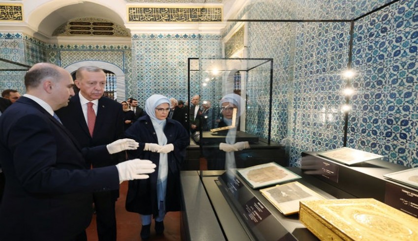 Mukaddes emanetler gösterime açıldı