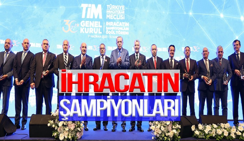 Ödüllerini Erdoğan'ın elinden aldılar