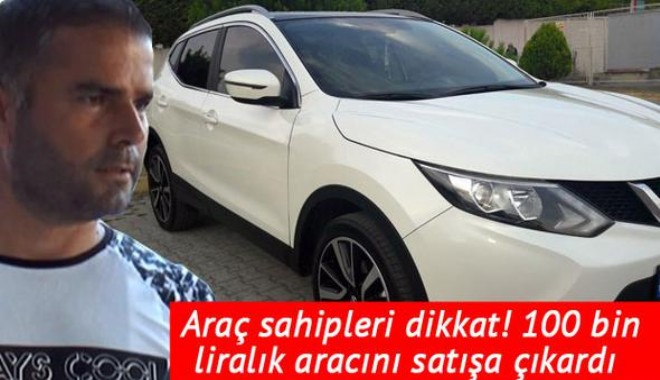 Organize işler! 100 Bin Liralık aracı gözü önünde çalındı, kasko da ödemiyor...