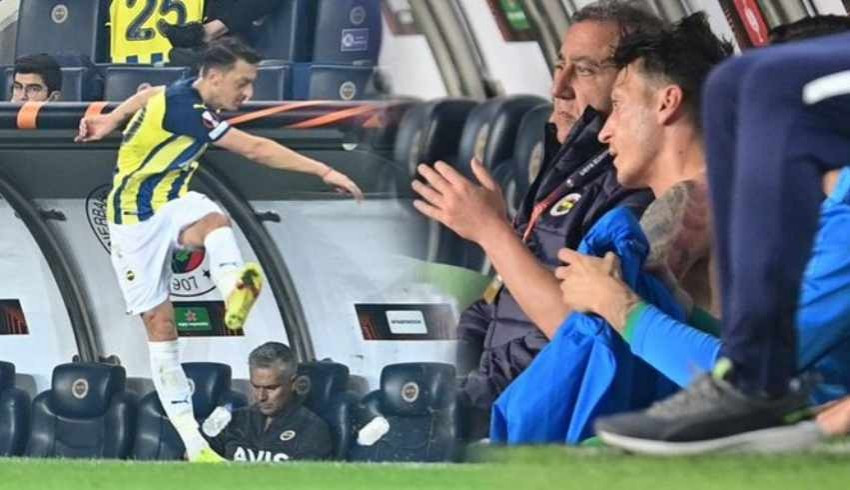 Mesut Özil'den İsmail Kartal'a: Sen kimsin ki beni oyundan alacaksın!