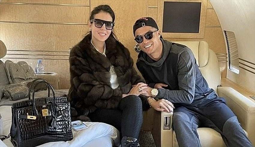 Ronaldo akşam yemeğine 27 milyon dolarlık özel jetiyle uçtu