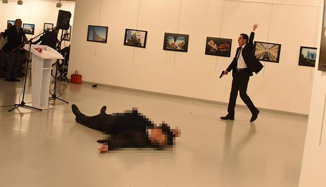 Rus Büyükelçi’nin vurulma anı ortaya çıktı