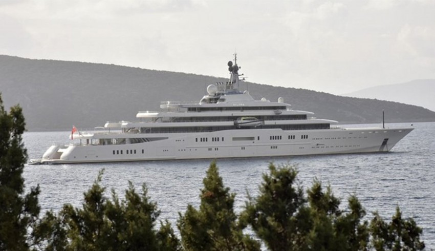 Rus milyarder Abramoviç'in yatı Marmaris'te