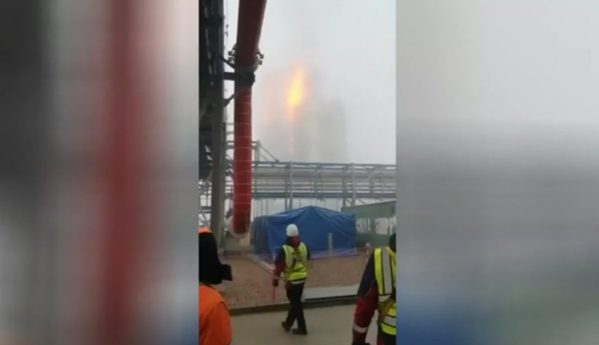Sibirya'da Rönesans Holding'in inşa ettiği gaz işleme tesisinde patlama
