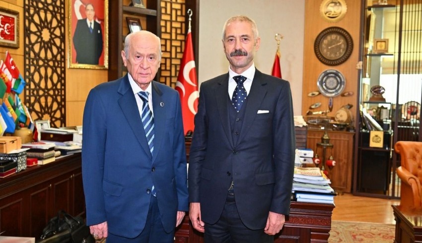 Suç örgütü lider Sedat Şahin'den Bahçeli’ye ziyaret