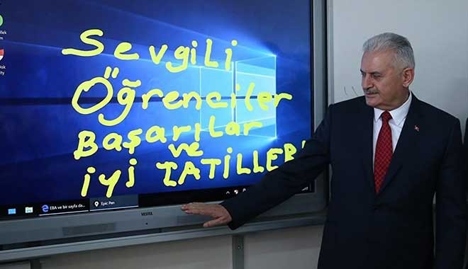 TBMM Başkanı Yıldırım: Ben etliye sütlüye karışmayan bir öğrenciydim