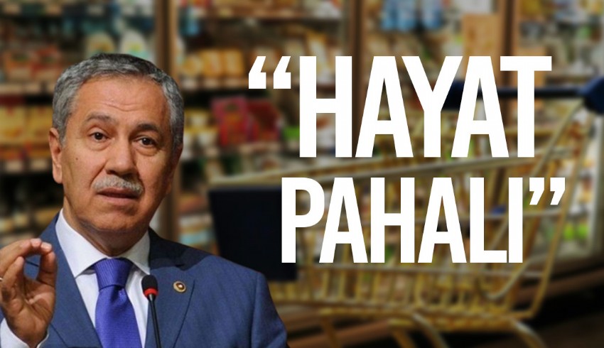 TBMM eski Başkanı Bülent Arınç, Manisa'da bir kez daha "hayat pahalılığı" vurgusu yaptı