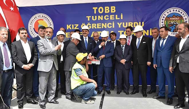 TOBB'dan Tunceli'ye 6 Milyon TL'lik kız öğrenci yurdu