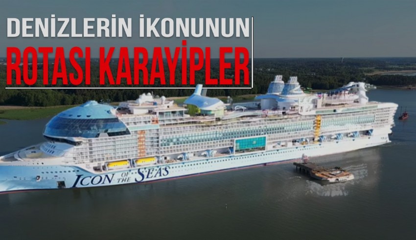 Titanik'ten beş kat daha büyük olan "Denizlerin İkonası" ilk yolculuğuna çıkıyor... İlk sefer Karayipler'e