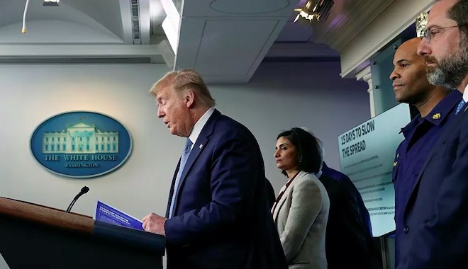 Trump'dan koronavirüsünden etkilenen şirketlere destek