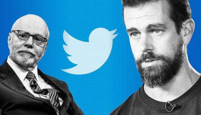 Twitter'ın tepesindeki milyarderler birbirine girdi