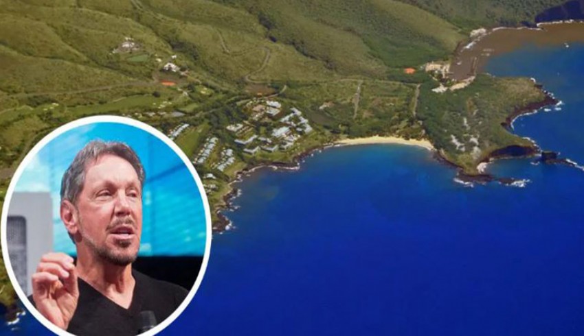 Ünlü milyarder Larry Ellison, 300 milyon dolara satın aldığı Lanai adasının yüzde 98 hissesine sahip