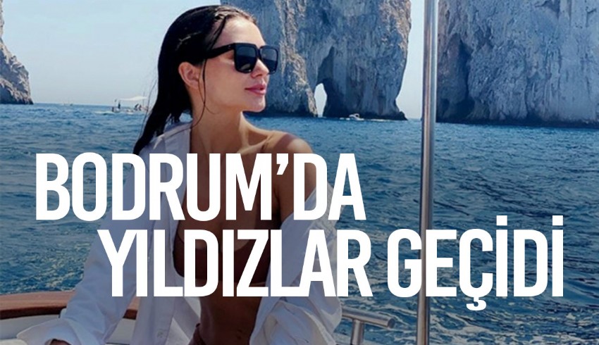 Ünlü oyuncu çift Ed Westwick ile Amy Jackson, bu yıl tatil için Bodrum'u seçti