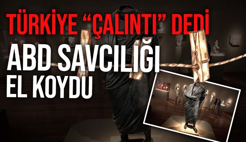 ABD'de Cleveland Sanat Müzesi'nde sergilenen ve Eski Roma İmparatoru Marcus Aurelius'u tasvir ettiği düşünülen kafasız bronz heykele ek konuldu
