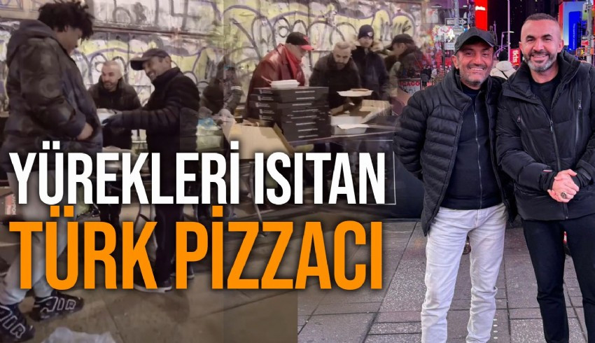 ABD’de pizzacı işleten Hakkı Akdeniz, soğuk geçen haftada evsizlere pizza dağıttı, oyuncu Ersin Korkut da ona yardım etti