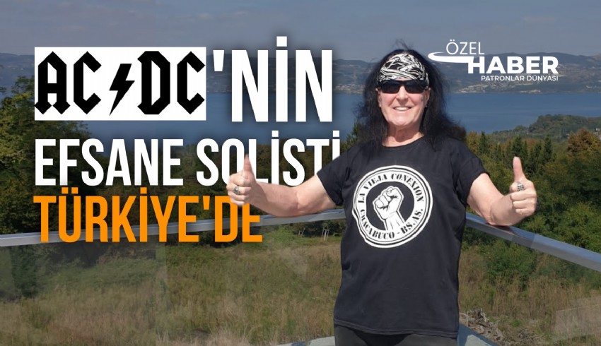 AC DC'nin kurucularından şarkıcı Dave Evans Türkiye’de tatilde