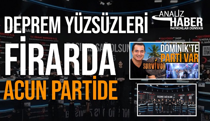 Acun Ilıcalı'nın Türkiye Tek Yürek kampanyasında depremzedelere söz verdikleri bağışları yapmayan iş insanlarına ödeme yapmaları için çağrı yapmasını bekliyoruz