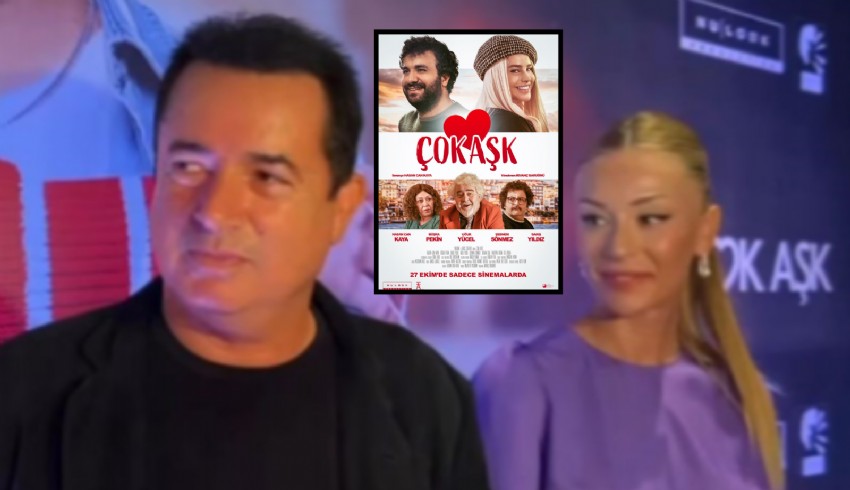 Acun sevgilisiyle 'Çok Aşk'ı izledi