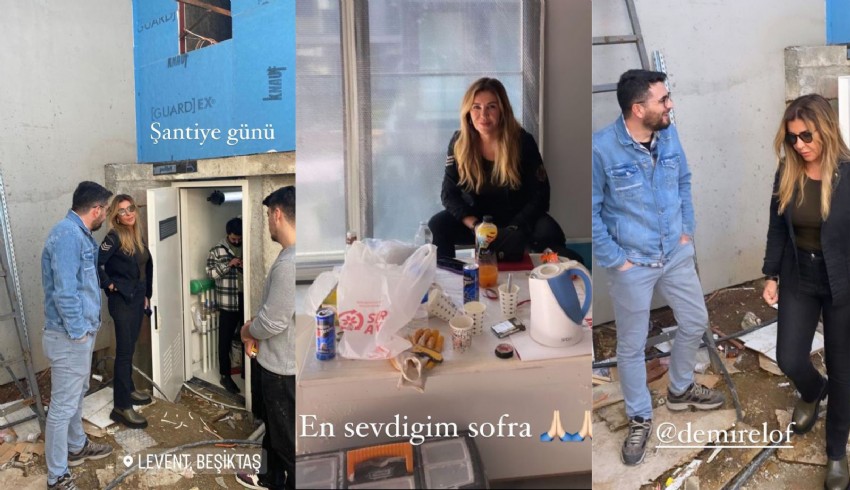 Acun'un mimar olan eski eşinden 'Şantiye sofrası' paylaşımı