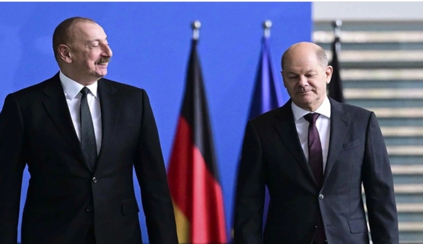 Almanya Başbakanı Scholz, Aliyev ve Paşinyan ile bir araya geldi