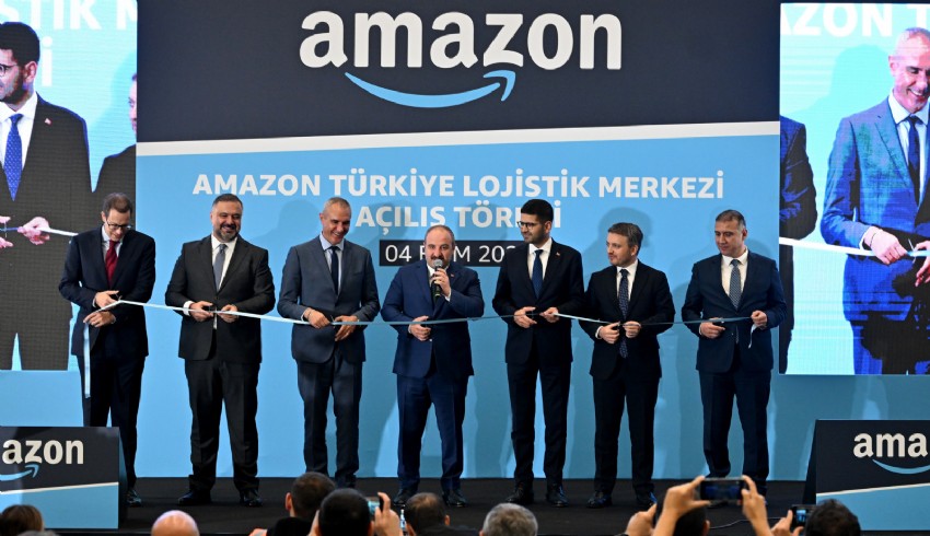 Amazon Türkiye’nin Tuzla'daki lojistik merkezi törenle açıldı