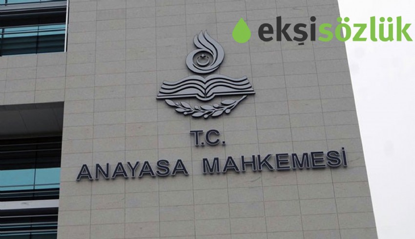 Anayasa Mahkemesi'nden Ekşi Sözlük kararı