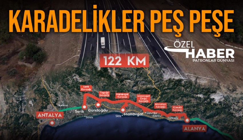Antalya-Alanya Otoyol Projesi’ni 76.7 milyar TL bedelle Limak İnşaat kazandı