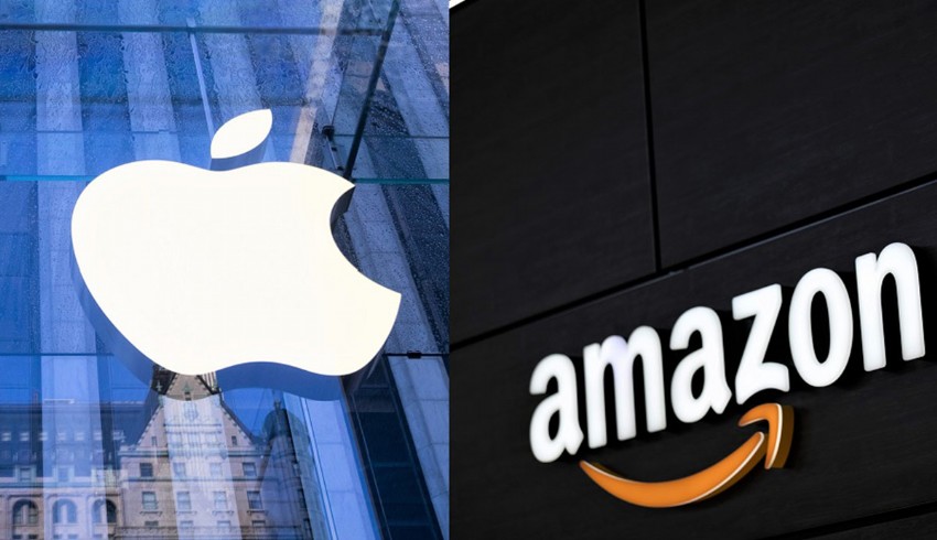 Apple düşüşte Amazon yükselişte