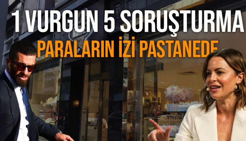 Arda Turan Levent’teki Denizbank şubesinin yanındaki Pelit Pastanesi’nde Seçil Erzan'a paraları teslim etti