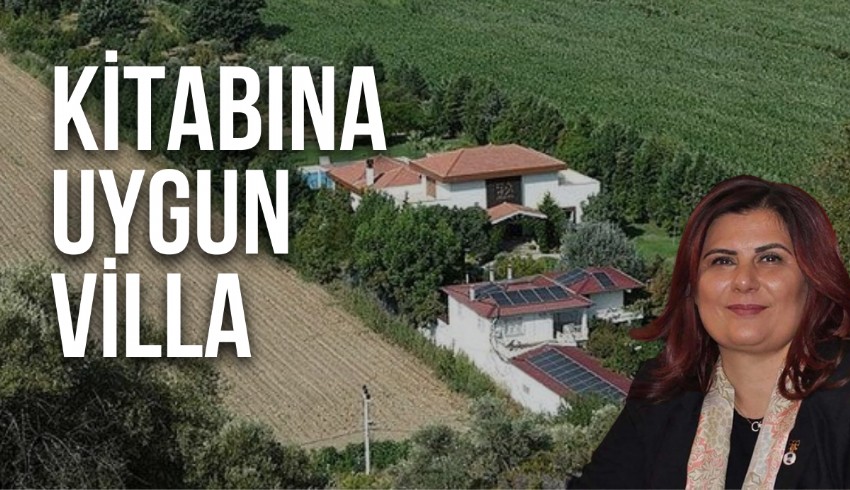 Aydın Belediye Başkanı Özlem Çerçioğlu'nun kaçak lüks villası havadan görüntülendi