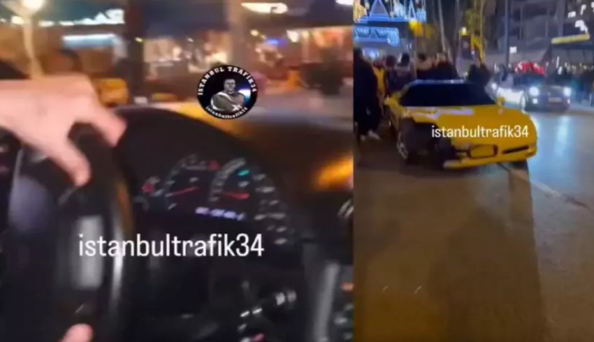 Bağdat Caddesi'nde vale kazası: 5 milyonluk Corvette'i pert etti