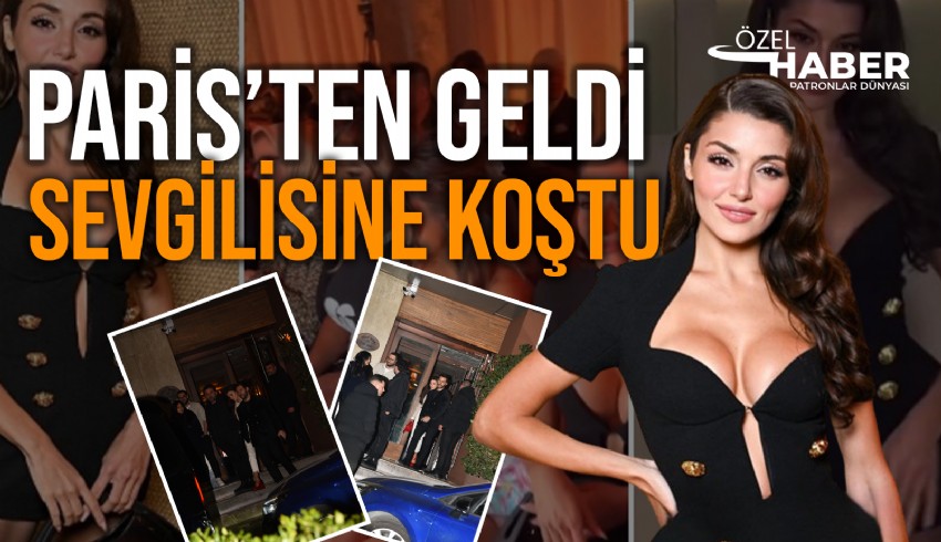 Balmain'in özel davetlisi olarak Paris Moda Haftası'na katılan Hande Erçel Türkiye'ye döndü