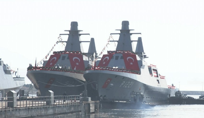 Bakan Güler, Akhisar ve Koçhisar gemilerini denize indirdi
