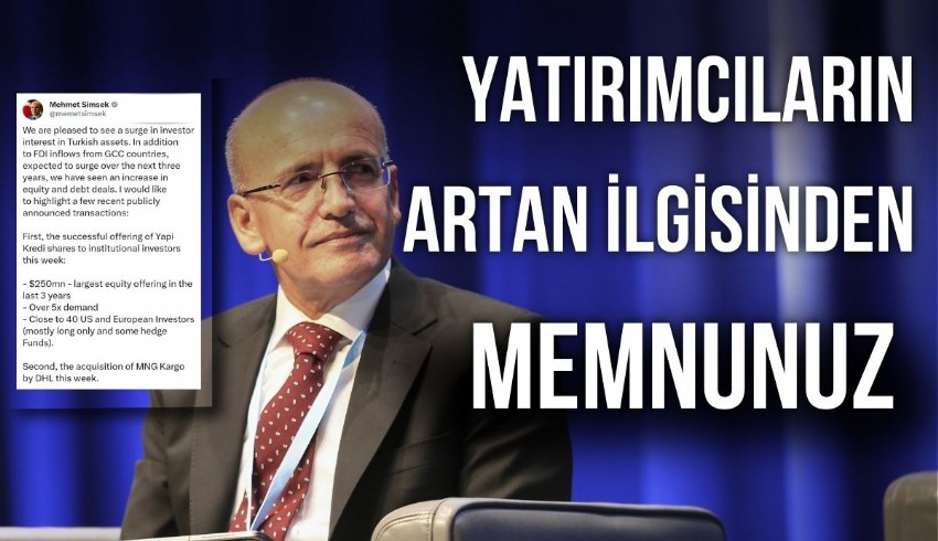 İngilizce tweet attı, güven artışına dikkat çekti