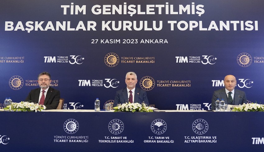 Bakanlar Bolat, Kacır, Yumaklı ve Uraloğlu, TİM Genişletilmiş Başkanlar Kurulu Toplantısı'nda