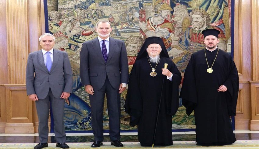 Bartholomeos, İspanya Kralı 6'ncı Felipe ile İspanya'da bir araya geldi