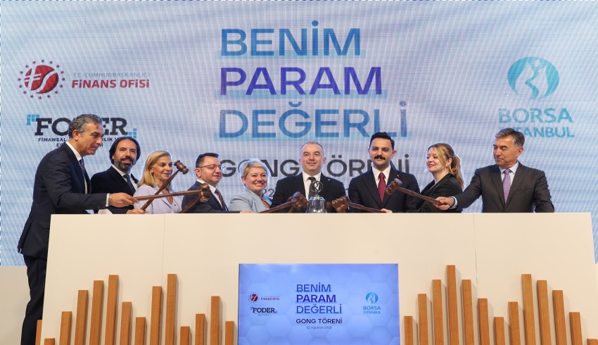 Benim Param Değerli projesi gong töreni ile başladı