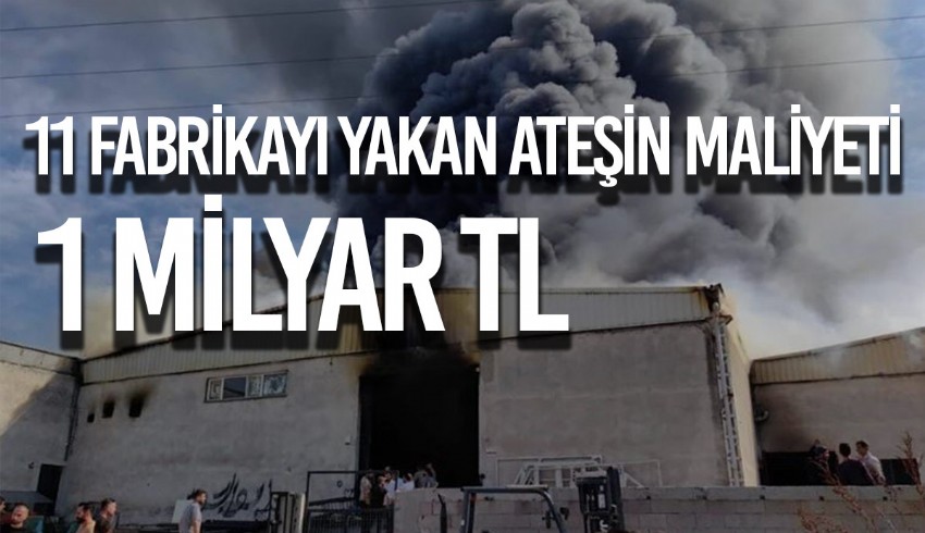 Bursa İnegöl'deki yangın 11 fabrikada etkili oldu, yangının mali zararının 1 milyar lirayı aşacağı tahmin ediliyor