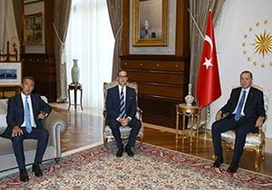 Erdoğan, Ömer ve Ali Koç'u Koç kabul etti
