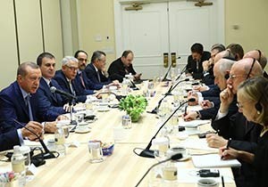 Cumhurbaşkanı Erdoğan, ABD’deki Yahudi temsilcilerini kabul etti
