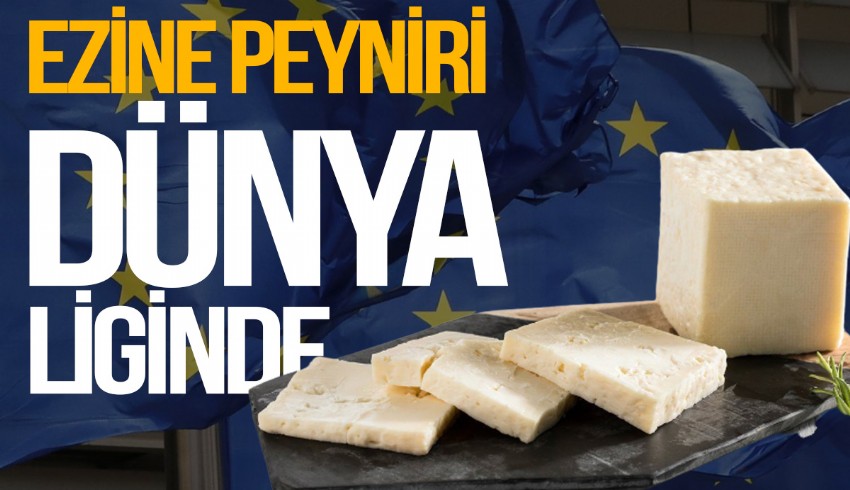 Coğrafi işaret tescili alan ürünler arasına Ezine peyniri de katılmaya hazırlanıyor