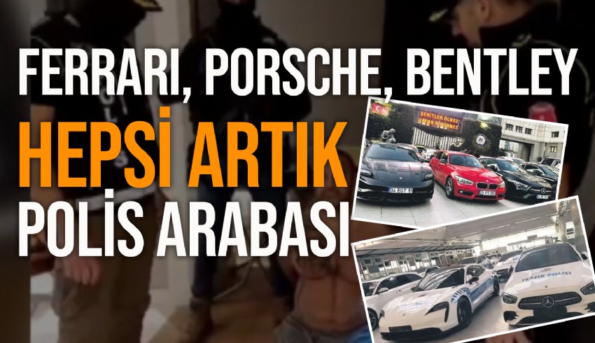 Comenchero çetesinin lüks otomobilleri polis aracı oldu