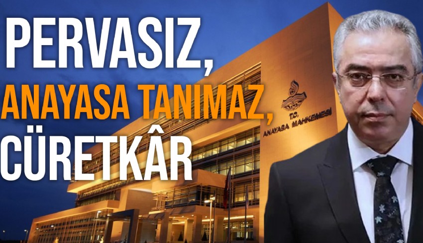 Cumhurbaşkanı Başdanışmanı Mehmet Uçum: (AYM) kurulduğu günden bugüne kadar pervasız anayasa tanımazlığı ve cüretkâr hukuk ihlalleriyle malul olmuş bir yapıdır.