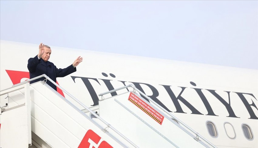 Erdoğan'ın diplomasi turu sürüyor: Cezayir'e gitti