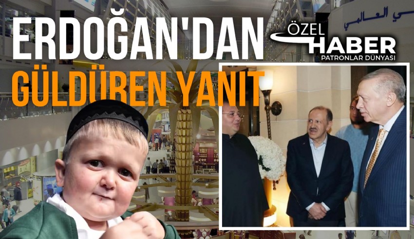 Cumhurbaşkanı Erdoğan sosyal medya fenomeni Dağıstanlı Hasbi ile tanıştı. İş insanları Kalyoncu ve Demirhan’ın ‘en çok sizi seviyor’ sözlerine ise ‘ne
