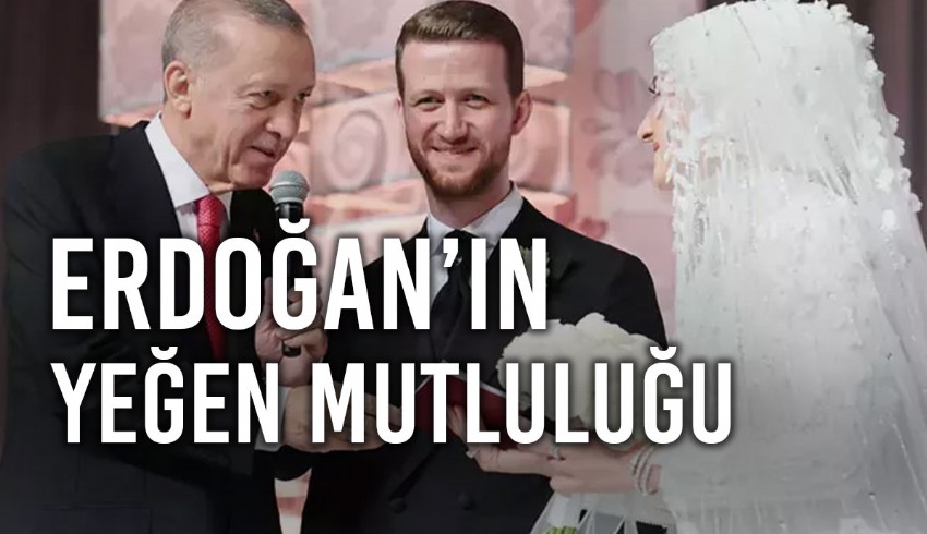 Cumhurbaşkanı Erdoğan yeğeninin nikah şahitliğini yaptı