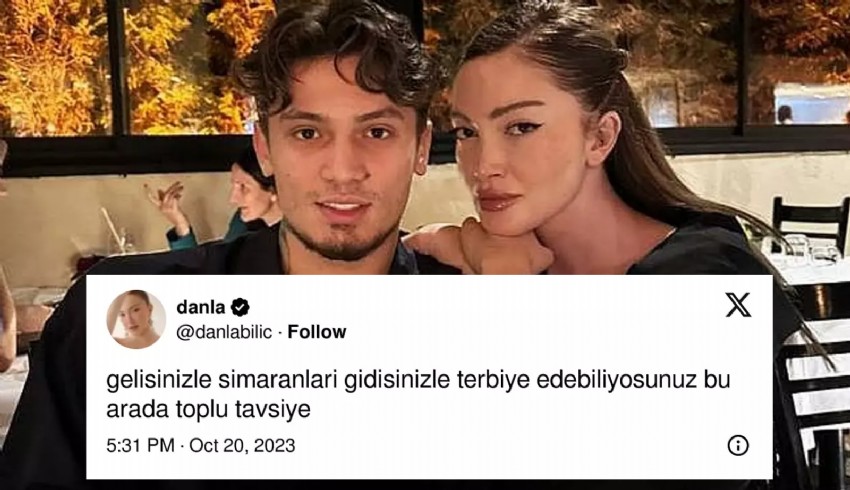 Danla Biliç'in kendisinden 7 yaş küçük rapçi Emirhan Çakal ile yıldırım aşkı bitti mi?