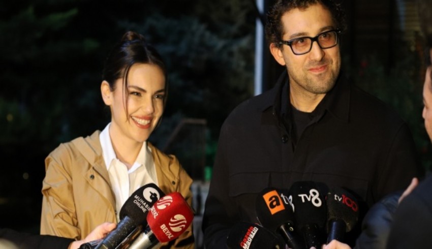 Doğu Demirkol ve Yağmur Tanrısevsin'in filminin galası yapıldı