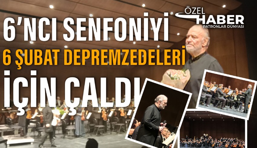 Dünyaca ünlü şef Valery Gergiev İstanbul'daki konserinde depremzedeleri unutmadı