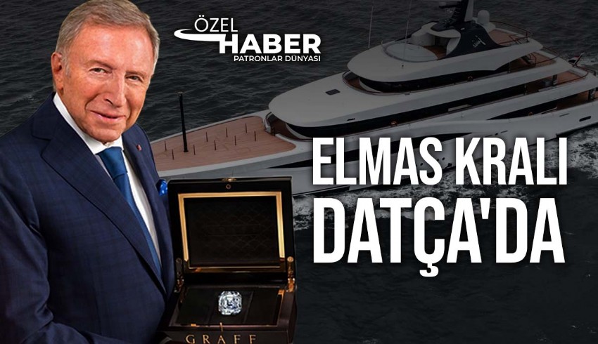 Elmas Kralı da geldi! Dünyanın en büyük mücevhercilerinden Graff'ın sahibi Laurence Graff yatıyla Datça'da